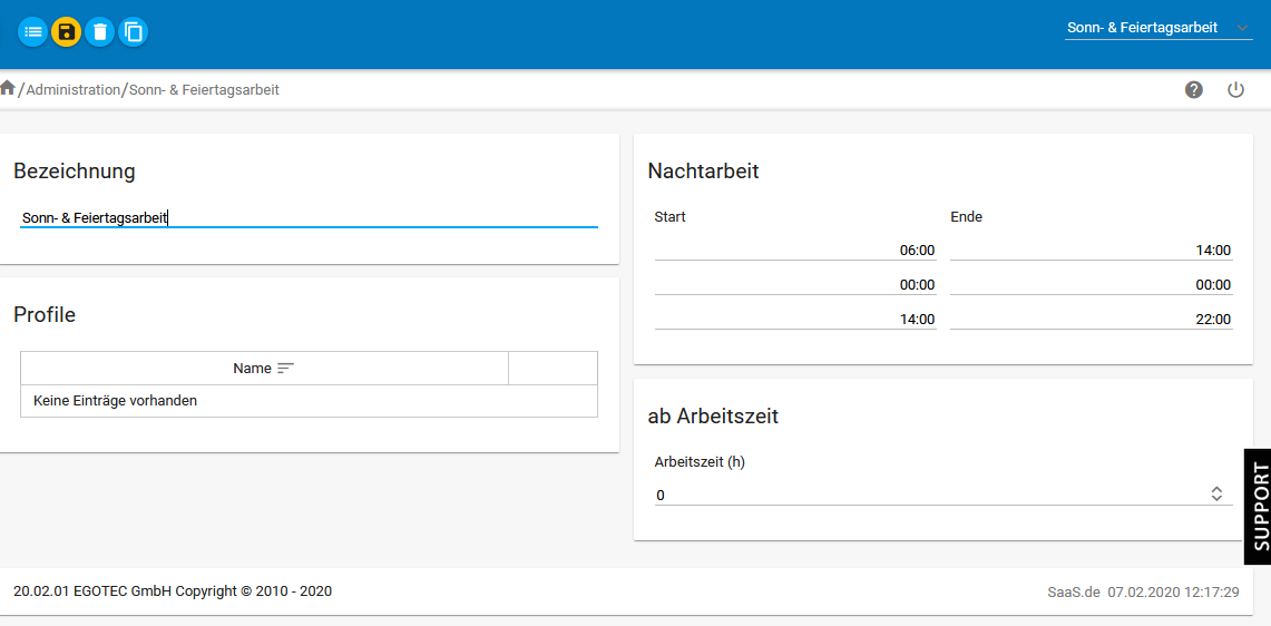 Sonn-Feiertagszuschlag