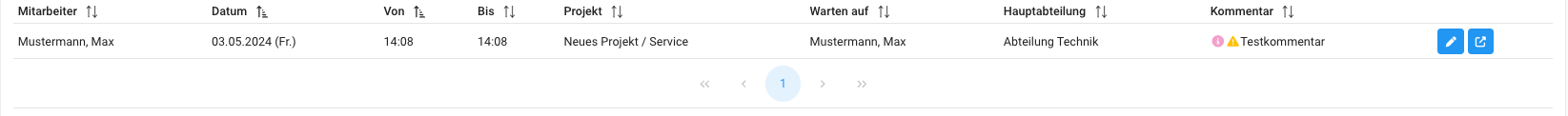 Aufgaben - Antragsliste